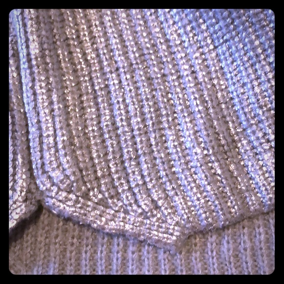 ROMEO+JULIET COUTURE•SILVER SPUN SWEATER•GC - Picture 3 of 8